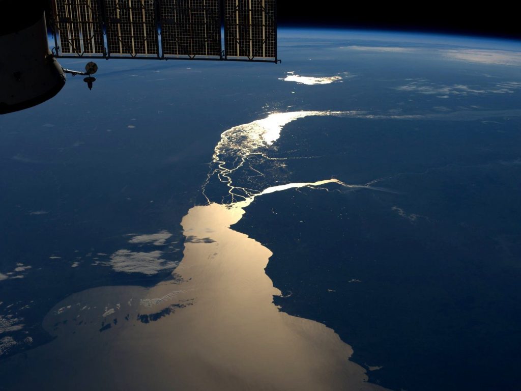 River Plate from ISS