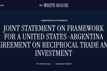 JOINT STATEMENT ON FRAMEWORK FOR A UNITED STATES-ARGENTINA AGREEMENT ON RECIPROCAL TRADE AND INVESTMENT